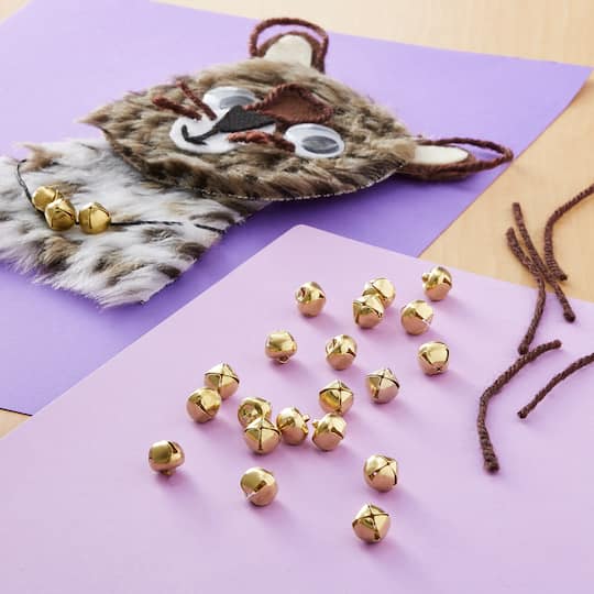 12 Packs: 70 ct. (840 total) 9mm Gold Jingle Bells by Creatology™